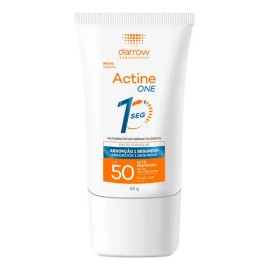 Protector Solar Facial Dermatológico Darrow Actine One Fps50 Bloqueador Acido Hialuronico Toque Seco Invisible Textura Gel Ultraligero Absorción