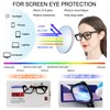 MARE AZZURO Photochromic Reading Glasses Women Blue Light Blocking Oversized