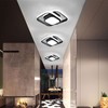 CANEOE Small Ceiling Light Modern LED Acrylic Square Ceiling Lamp