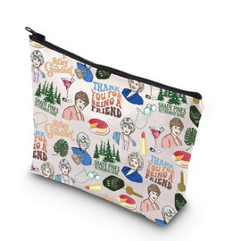 TSOTMO Sitcom Gift Golden TV Theme Makeup Bag Funny Golden Bag For Friend Family BFF (Stay Golden)