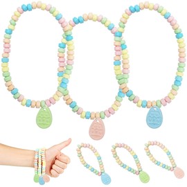Fruidles Easter Egg Candy Bracelet & Necklace Variety Pack, Multicolor Fruit-Flavored Chewables for Party Favors (288-Pack)