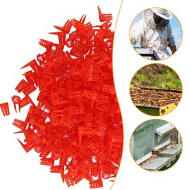 20Pcs Queen Bees Cages Opening Bees Queens Cage Protective Cell Beekeeping Rearing Cup Protective