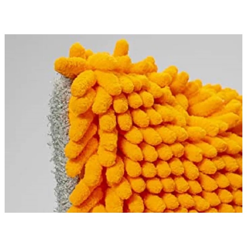 Meguiars Guante Lavado Microfibra Manopla Hybrid Wash Mitt Naranja