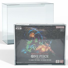 EVORETRO PET Protectors One Piece Booster Box (English, OPP 4-6, 0.40mm, 5-Pack) – Clear Protective Cases for TCG Display – Fits One Piece Card Game, Pokémon, MTG, and Collectible Trading Cards