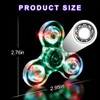 5 PCS LED Crystal Fidget Spinner Packs for Kids Teens