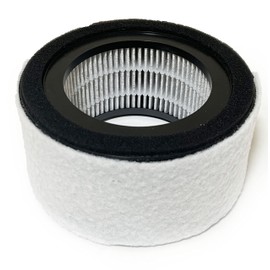 Nispira EE-5067 HS-1944 H13 Filter Replacement for Crane Air Purifier 3-in-1 True HEPA Carbon Washable Pre Filter, 2 Packs