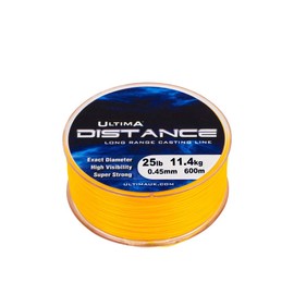 Ultima Distance Specialist Long Throw Cord 500 m Spool, Fire Orange, 0.45 mm - 25.0 lb/11.4 kg