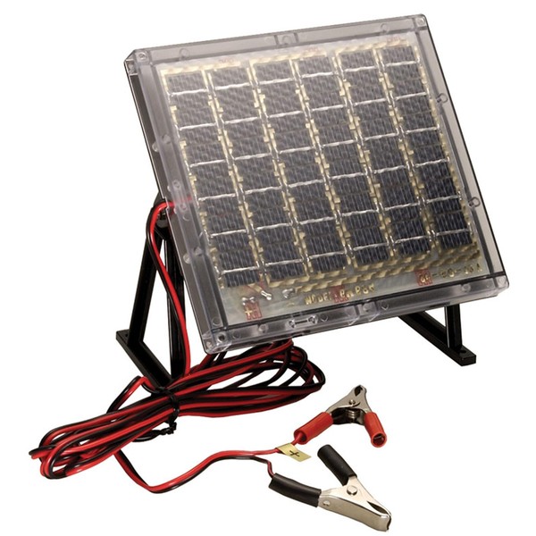AMERICAN HUNTER 12V Solar Charger | Universal Versatile Durable Weather Resistant Battery Charger with Alligator Clips