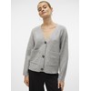 VERO MODA Women's Vmboom LS V-Neck Button Cardigan Ga Noos