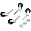 Merriway® BH01550 (4 Pcs) 30mm (1.1/4 inch) Single Wheel Swivel