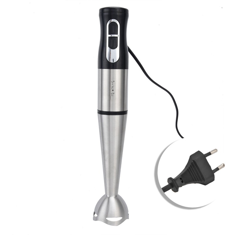 Food Blender Handheld Electric Stainless Steel Mixer Household Kitchen Tool