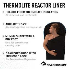 Sea to Summit Sleeping Bag Liner AREACTOR Reactor Thermolite