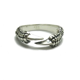 Sterling silver ring solid 925 Claws R000163 Empress