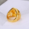 MIVEIVIA CZ Animal Ring Lucky Horse Ring for men Wedding