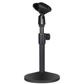 Singzhu Premium Heavy-Duty Mic Stand with Adjustable Height and Metal Base - Compatible with Blue Yeti, Snowball, Hyper X, and More