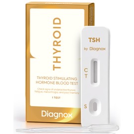 Thyroid Testing Kit – Easy At-Home TSH Blood Test | 10-Minute Results, Lab-Grade Accuracy | Early Screening for Hypothyroidism | Thyroid Self-Test Kit (1 Count)