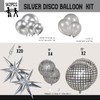 silver balloons