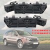 Pair Left Right Front Bumper Bracket Beam Mount Support Grille