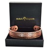 Wide Copper Magnetic Bracelet Men Celtic Pure Copper Bangle Cuff