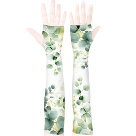 Bebomne Gardening Sleeves for Women Farmers Thorn Proof Sun Protective Cooling Arm Sleeves for Garden Outdoor Sports