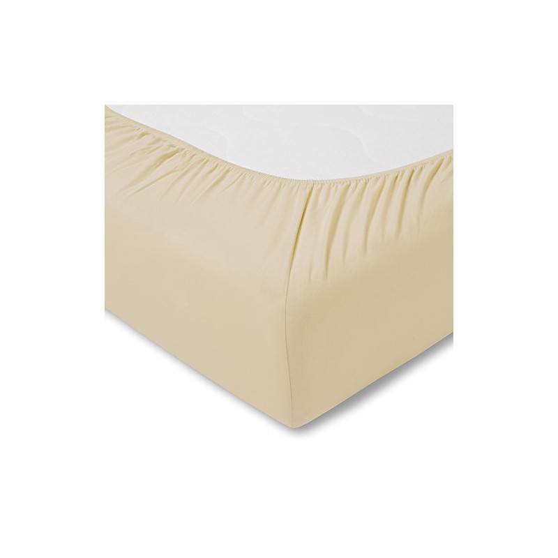 Estella Fitted sheet single-jersey cream size 90x190 cm - 100x200