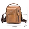 Genuine Leather Men Bags Shoulder Bag for Mens Everyday Casual