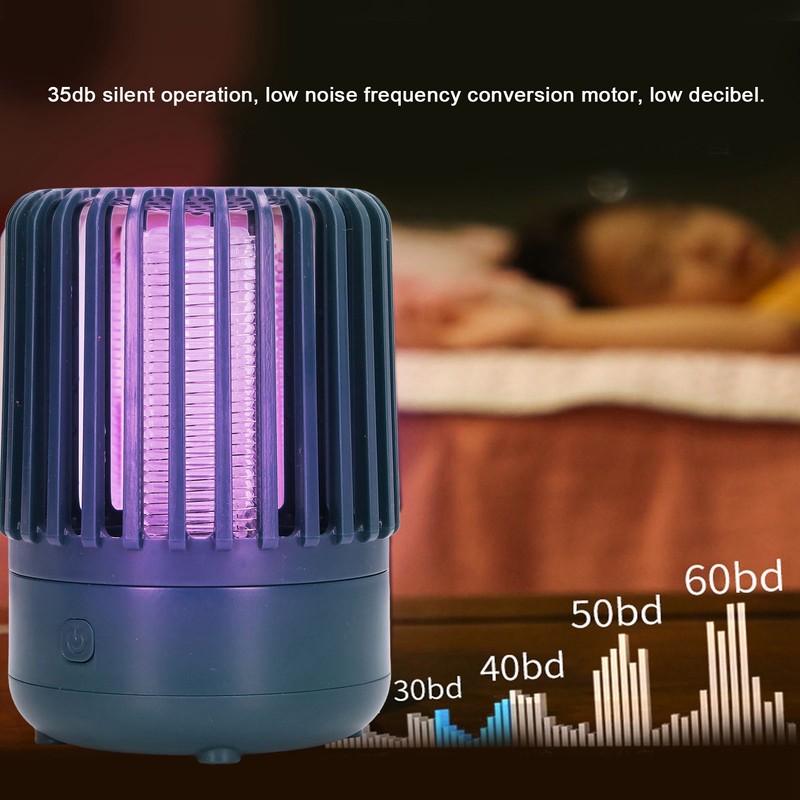 LED Mosquito Trap Lamp USB Rechargeable UV Photocatalyst Electric Insect