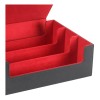 Caja Para Mazo De Cartas, Soporte Para Tarjetas Negro Rojo