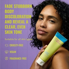 Good Molecules - Tratamiento corporal corrector de decoloración, 120 ml/4 oz, crema hidratante con ácido tranexámico, LHA y niacinamida para la hiperp