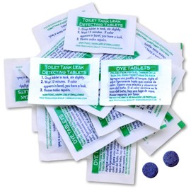 New Resources Group Toilet Leak Detection Dye Tablets (Detect Silent Leaks) Blue 20 Pack