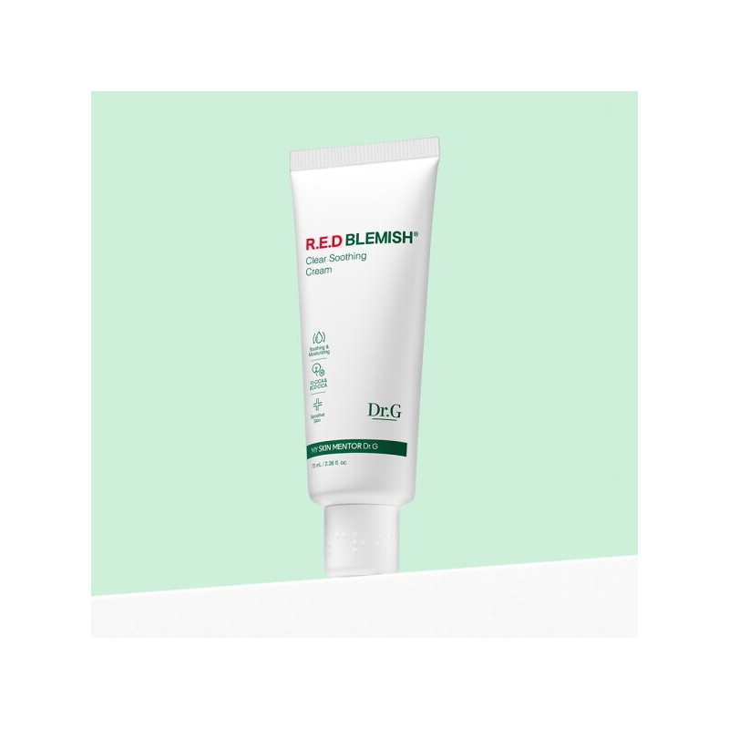 Dr.G 닥터지 레드 블레미쉬 클리어 수딩 크림 70ml (Tube) Dr.G