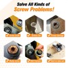 AYMBH Set 6-Piece HSS Drill Bit Kit for Stripped, Rusted,
