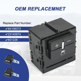 84108373 Trailer Brake Control Switch Compatible with 2015-2020 Chevy Silverado Colorado Suburban Tahoe 2014-2020 GMC Canyon Sierra Yukon/Yukon XL Replace# 23145874 601226