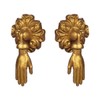 Sass & Belle Gold Hands Pendant Drawer Knobs - Set