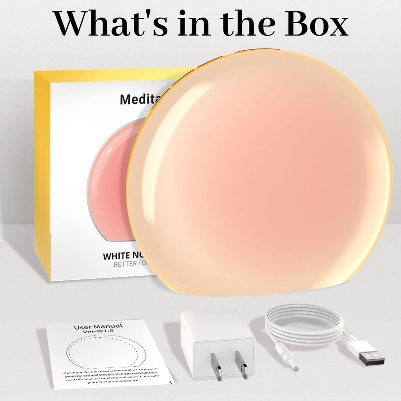 Meditation White Noise Sound Machine with 30 Soothing Sounds 12