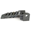 Jikacok Weld on Steel Tabs - 1"x1 1/2" Mild Steel