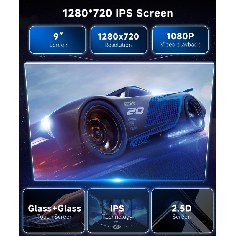 Hi-Res DSP 46EQ 8Core 4G 64G Double Din Car Stereo
