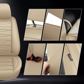 Unbranded For ACURA RDX 2008-2024 Full Set Car 5-Seat Covers Protector Pad Faux Leather