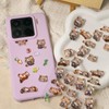 Cute Little Raccoon Stickers 3D Relief Mini Puffy Stickers Funny