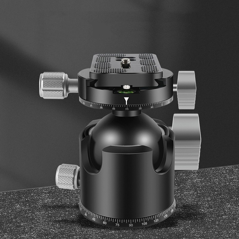 Panoramic Tripod Head Dual Panorama Low Gravity 360 Degree Rotating