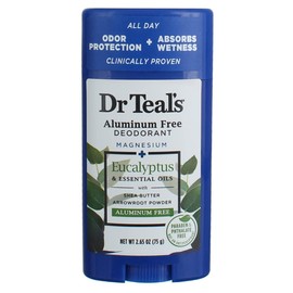Dr. Teal's Eucalyptus & Elderberry Deodorant Gift Set (2 Pack, 2.65oz Ea) - Eucalyptus & Elderberry with Vitamin D - Aluminum Free with Magnesium - Essential Oils Absorb Moisture, Keep Skin Healthy