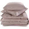 herzbach home Premium Mako satin bed linen set made from
