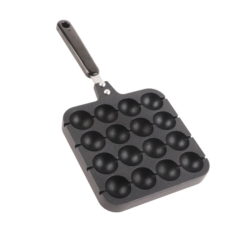 16 Holes Takoyaki Grill Pan Octopus Ball Plate Home Cooking