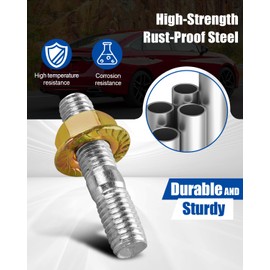 Manifold Hardware Kit Replace 03415B Fit for Honda Accord Civic CRX Prelude Wagovan Isuzu Oasis 1988-1999