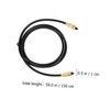 SHOWERORO 1pc Optical Audio Cable Plated Fiber Cord for Tv