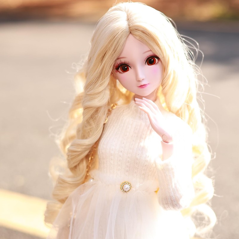 Proudoll 1/3 BJD Doll Complete Set - White Dress with