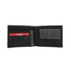 Wampum Mens Genuine Leather Classic Coin Purse with Box, Black