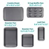 Baker's Secret Stackable Baking Set of 5 Bakeware Pans, Bakeware