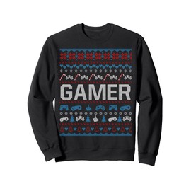 Gamer Ugly Christmas Sweater For Video Game Lovers Men Women Sweatshirt