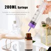 200ml Large Syringe Plastic, Pet Feeding Syringe Sterile Package for